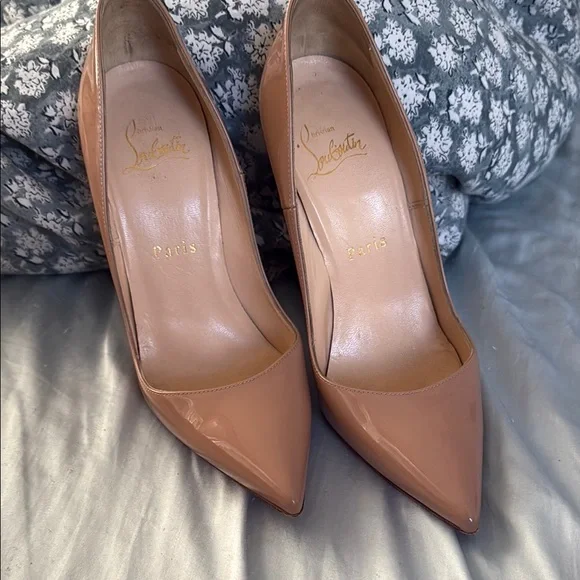 Christian Louboutin Tan Stiletto Heels - Picture 1 of 3